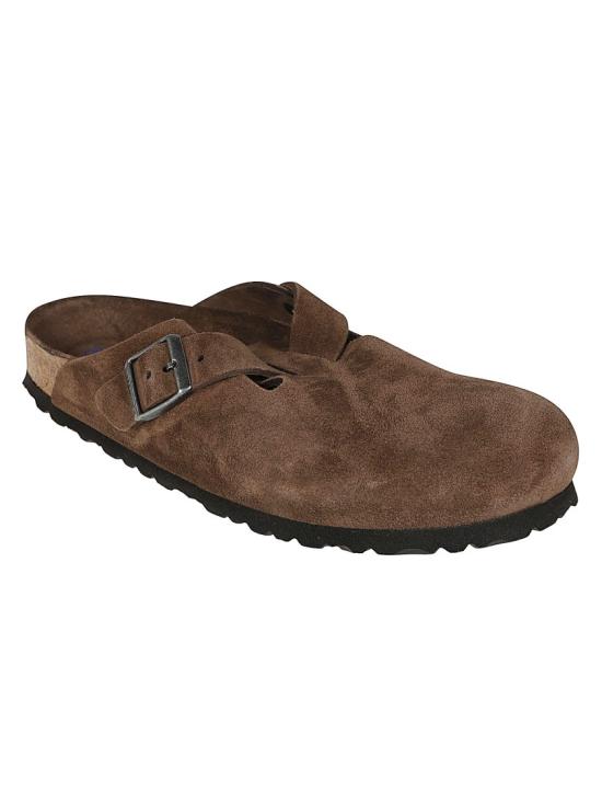26FW 버켄스탁 보스턴 소프트 풋베드 스웨이드 1031637 Brown - BIRKENSTOCK
