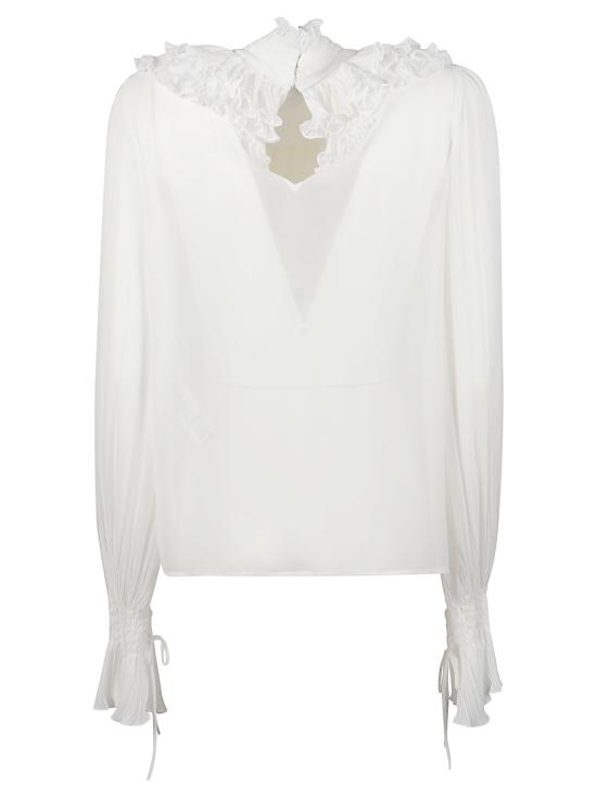 26FW 엘리자베타프랜치 탑 CA17267E2 White - ELISABETTA FRANCHI