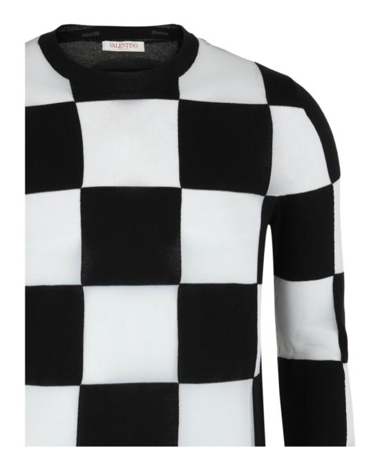  발렌티노 가라바니 니트웨어 3V0KC2 7Q9R6 0NO 00009 M Black - VALENTINO GARAVANI