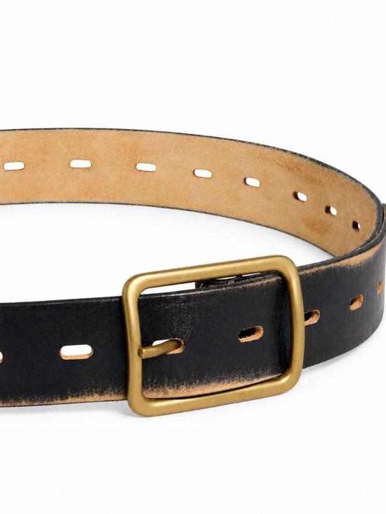 26FW 디스퀘어드2 가죽 벨트 BEM059012900001 M1038 BLACK OLD BRASS - DSQUARED2