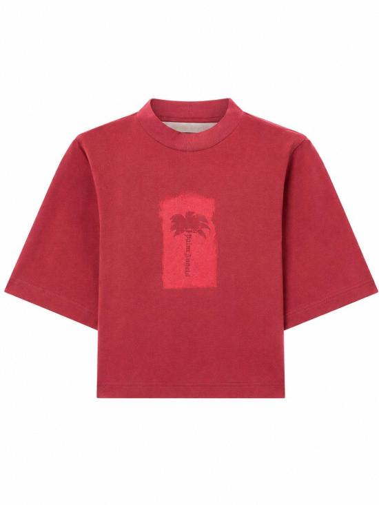 26FW 팜앤젤스 반팔 티셔츠 PAWAA03W26JR10 2725 BRICK RED
