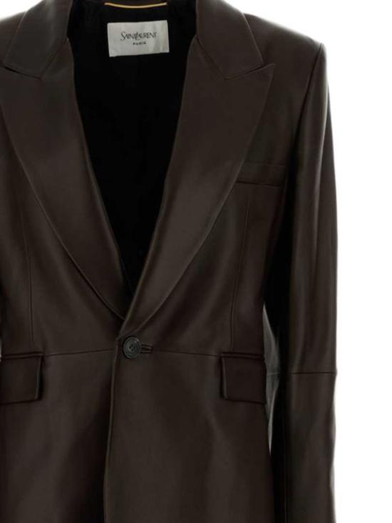 26FW 생로랑 의류 A007L2Y5OA2 2820 MARRON FONCE - SAINT LAURENT