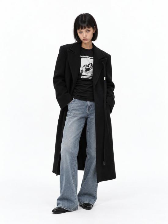 26FW 앤 드뮐미스터 반팔 티셔츠 B0014243FA206 099 BLACK - ANN DEMEULEMEESTER