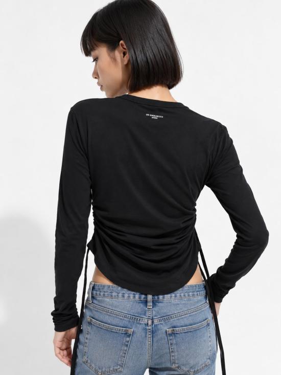 26FW 앤 드뮐미스터 반팔 티셔츠 B0014243FA206 099 BLACK - ANN DEMEULEMEESTER