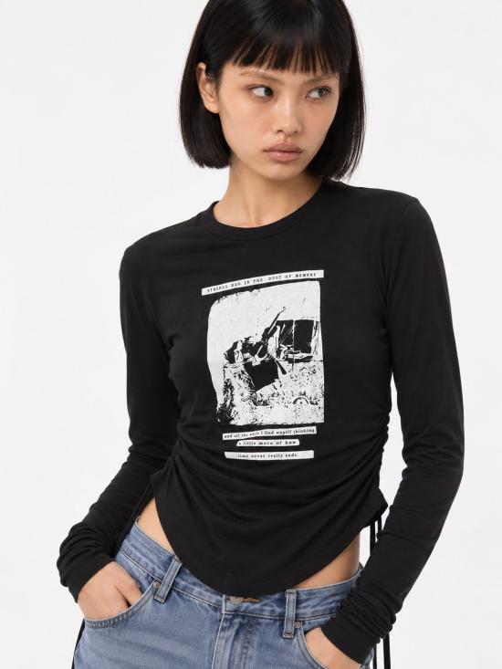26FW 앤 드뮐미스터 반팔 티셔츠 B0014243FA206 099 BLACK - ANN DEMEULEMEESTER
