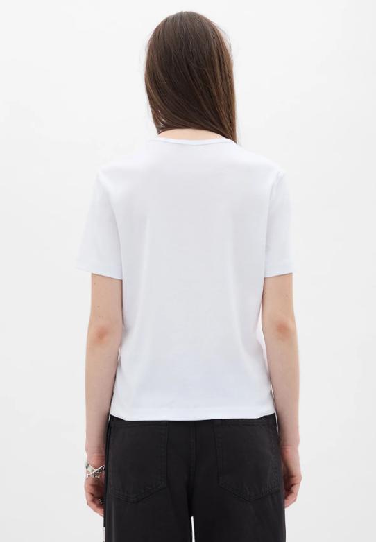 26FW 앤 드뮐미스터 반팔 티셔츠 B0012545FA045 WHITE - ANN DEMEULEMEESTER