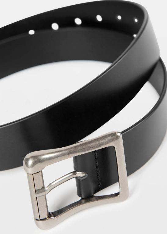 26FW 앤 드뮐미스터 레귤러 벨트 B0014374LT128 099 BLACK - ANN DEMEULEMEESTER