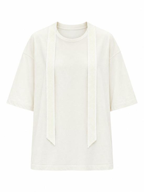26FW 앤 드뮐미스터 반팔 티셔츠 B0014238FA206 003 IVORY