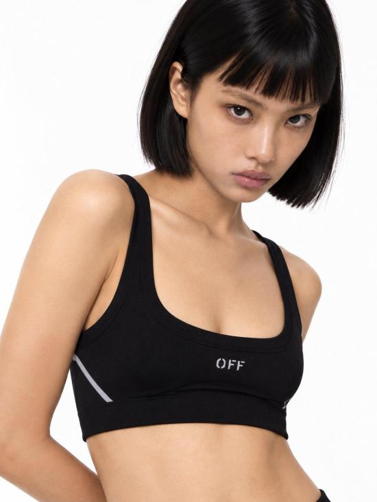 26FW 오프화이트 반팔 티셔츠 2FA00669T W003 BLACK WHITE - OFF WHITE