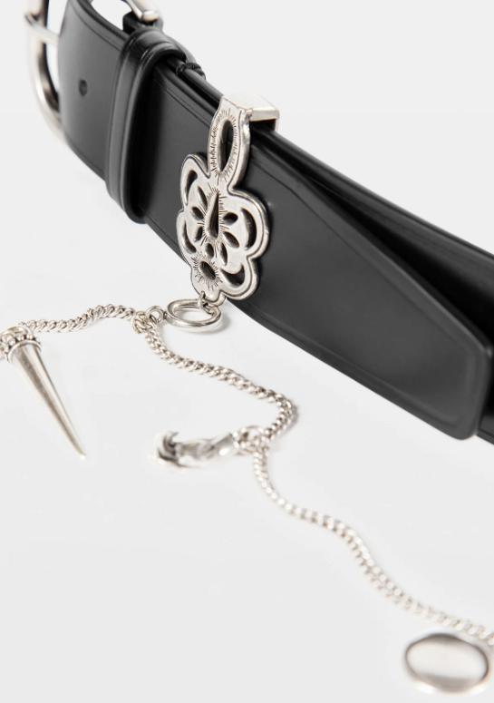26FW 앤 드뮐미스터 레귤러 벨트 B0014369LT128 099 BLACK - ANN DEMEULEMEESTER