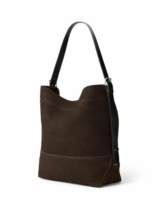 26FW 르메르 코튼 타이 다이 벨티드 토트백 BG0153LL0189 BR007 EBONY BROWN - LEMAIRE