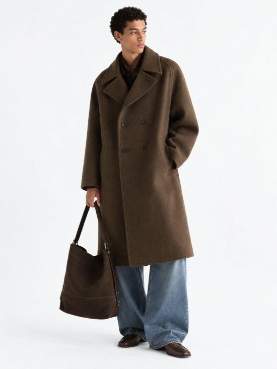 26FW 르메르 코튼 타이 다이 벨티드 토트백 BG0153LL0189 BR007 EBONY BROWN - LEMAIRE