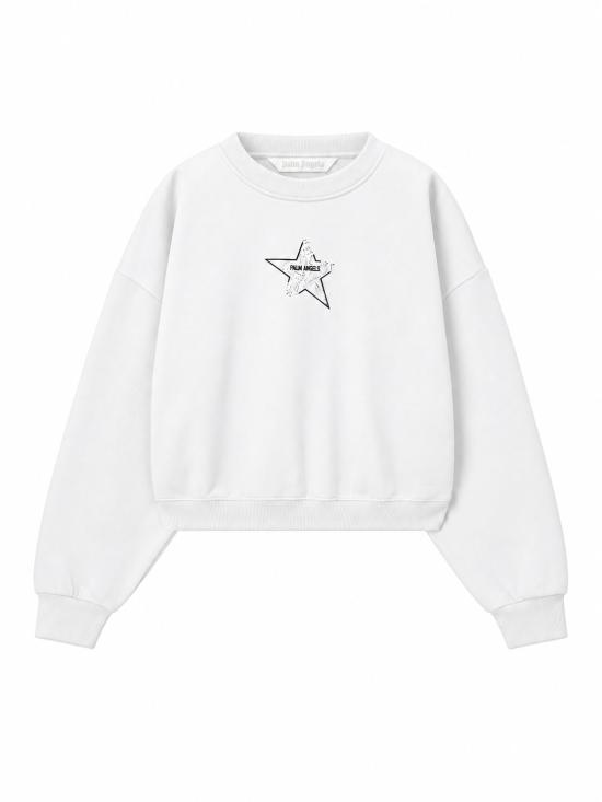 26FW 팜앤젤스 탑 PAWBA03W26FL06 0310 OFF WHITE BLACK