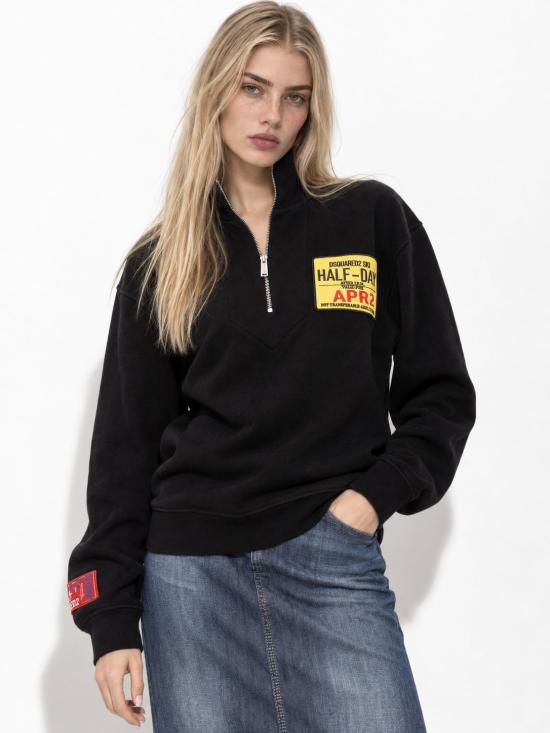 26FW 디스퀘어드2 탑 S72GU0534D25029 900 BLACK - DSQUARED2
