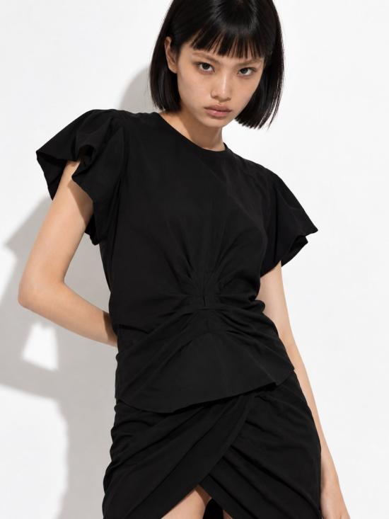26FW 이자벨마랑 반팔 티셔츠 HT0356FED3J03I 01BK BLACK - ISABEL MARANT