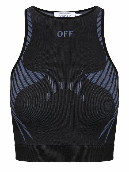26FW 오프화이트 반팔 티셔츠 2FA00401T W013 BLACK ELECTRIC BLUE