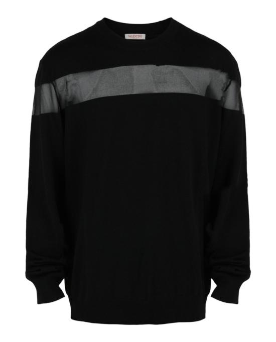  발렌티노 가라바니 니트웨어 3V0KC2 7H9QS 0NO 00009 L Black