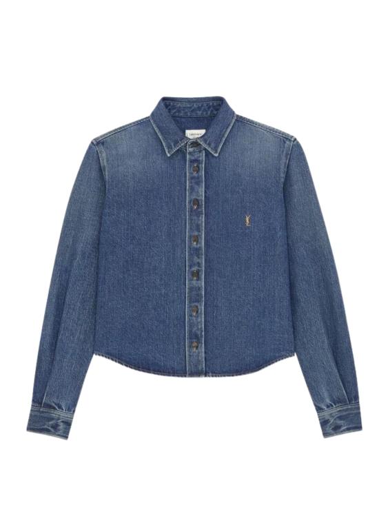 26FW 생로랑 스커트 873984Y20PA 5113 REEF BLUE
