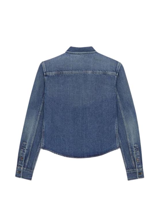 26FW 생로랑 스커트 873984Y20PA 5113 REEF BLUE - SAINT LAURENT