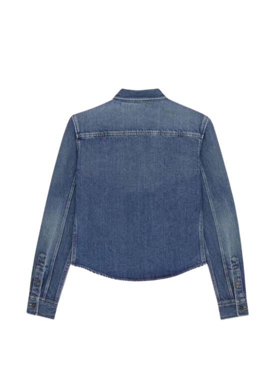 26FW 생로랑 스커트 873984Y20PA 5113 REEF BLUE - SAINT LAURENT