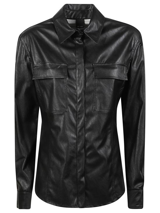 26FW 핑코 탑 107128 A3EQ Black