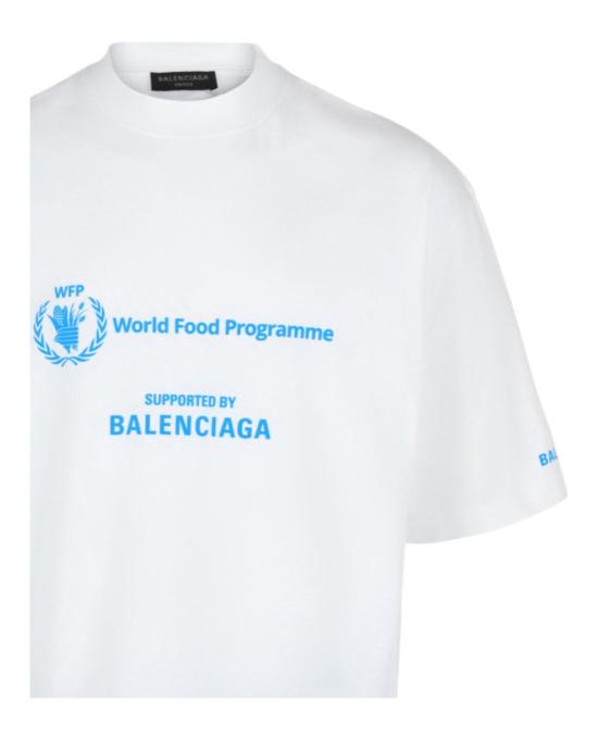  발렌시아가 탑 612966 TMVL2 9086 10061 XS White - BALENCIAGA