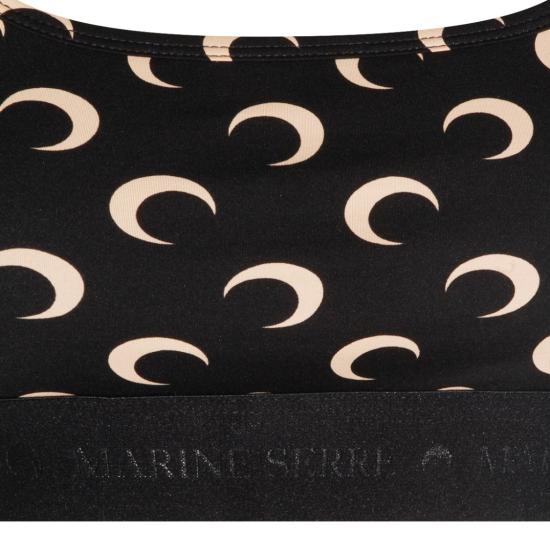 26FW 마린세르 올오버 문 프린트 브라탑 WUW055BCJER0001IT99 Black - MARINE SERRE