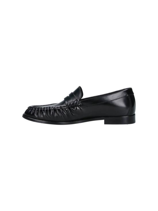 26FW 포에베 플랫 슈즈 WDO27ABRASIVATO NERO PR817 Black - POEVE