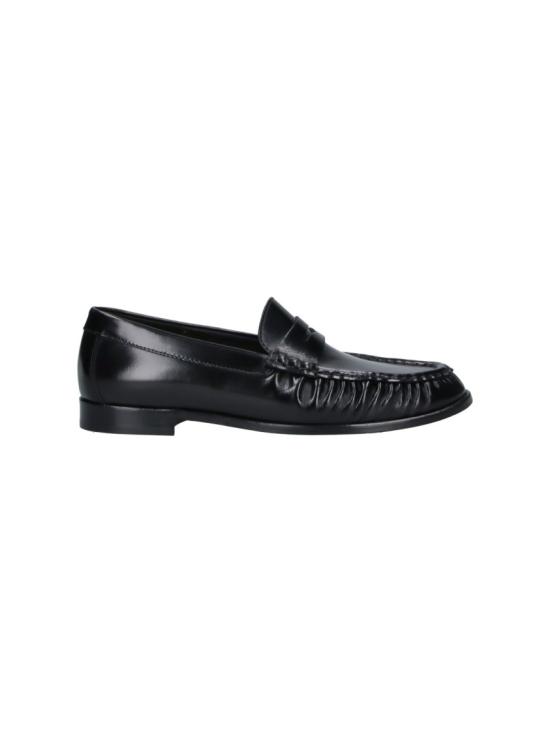 26FW 포에베 플랫 슈즈 WDO27ABRASIVATO NERO PR817 Black