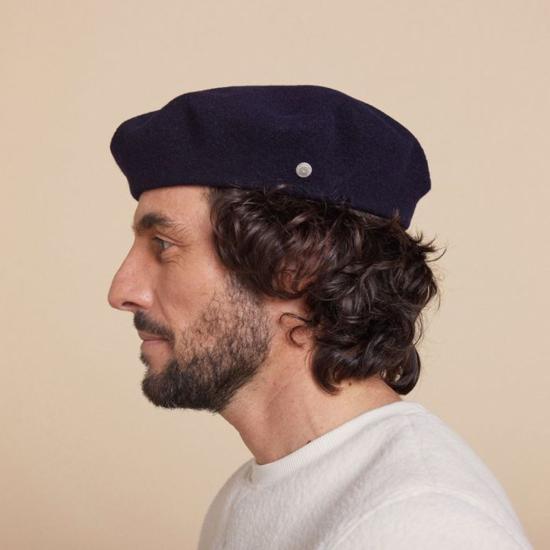  로레르 모자 Laulhère Authentique Beret Marine (네이비) - LAULHERE
