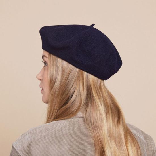  로레르 모자 Laulhère Authentique Beret Marine (네이비) - LAULHERE