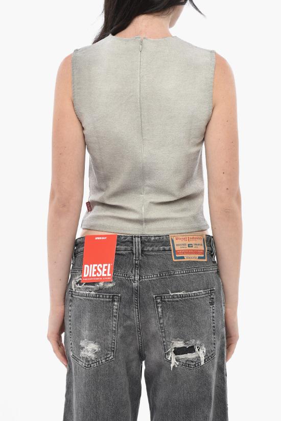  디젤 탑 A18923 0PLAI 97C Gray - DIESEL