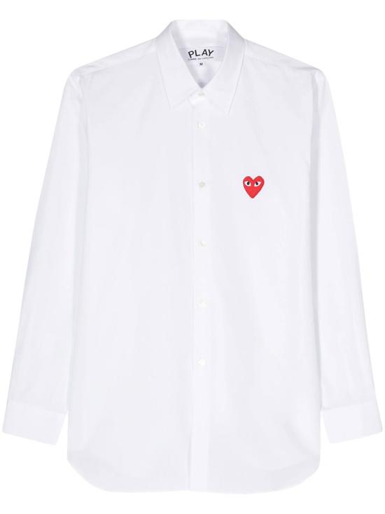 26FW 꼼데가르송 긴팔 셔츠 P1B002 WHITE