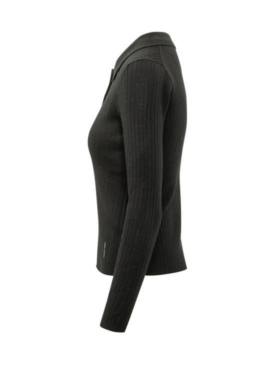 26FW 캘빈클라인 폴로 티셔츠 LV044H350G UB1 BLACK - CALVIN KLEIN