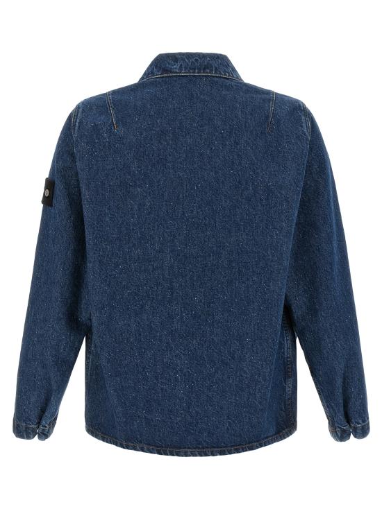 26FW 스톤 아일랜드 지퍼 디테일 컴포트 핏 오버셔츠 L2S141200002S0J34VJ202 Blue - STONE ISLAND