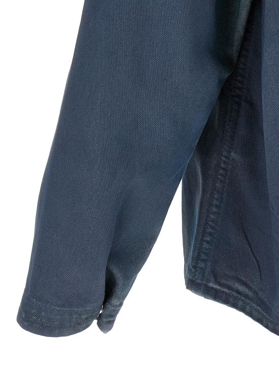 26FW 스톤 아일랜드 지퍼 디테일 컴포트 핏 오버셔츠 L2S141200002S0J31V002E Blue - STONE ISLAND