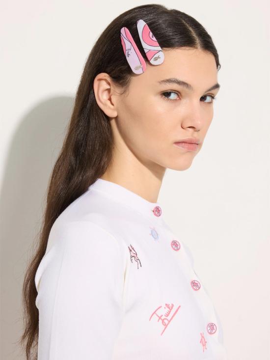 26FW 푸찌 브로치 6UGL50 6U775 P03 PINK - PUCCI