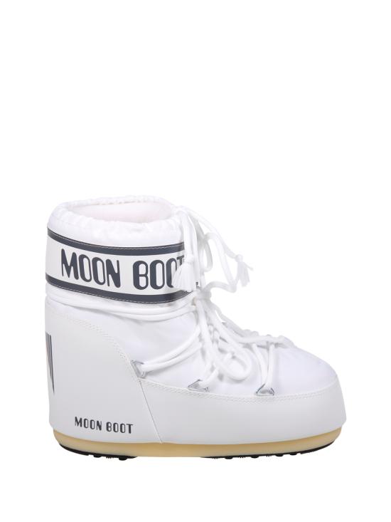 26FW 문부츠 아이콘 나일론 로우 부츠 80D1409340 A009 WHITE MONO