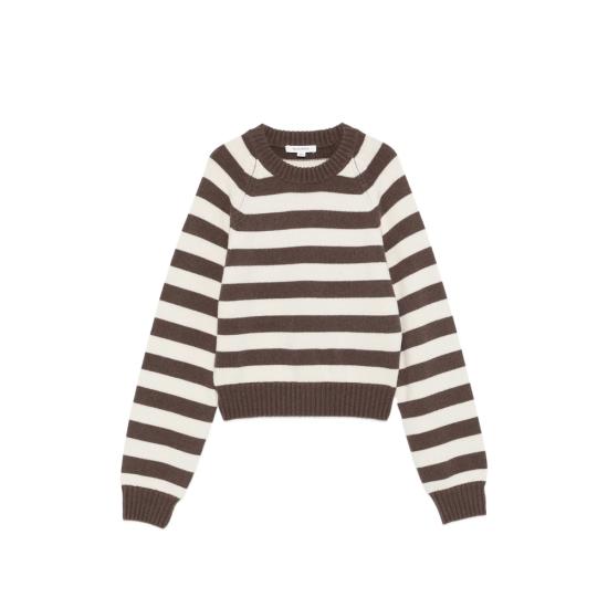 27SS 스포티앤리치 자켓 WS1048300BR CHOCO BROWN WHITE