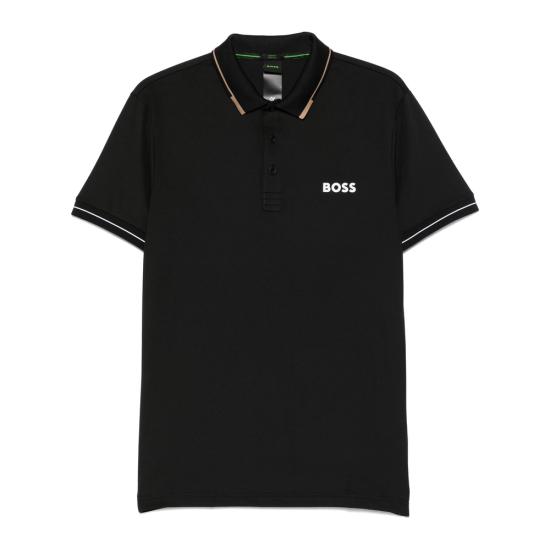 26FW 보스 폴로 티셔츠 50506203 005 BLACK