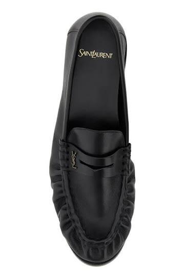 26FW 생로랑 매트 레더 서플 르 로퍼 83947125VAA 1000 NERO - SAINT LAURENT