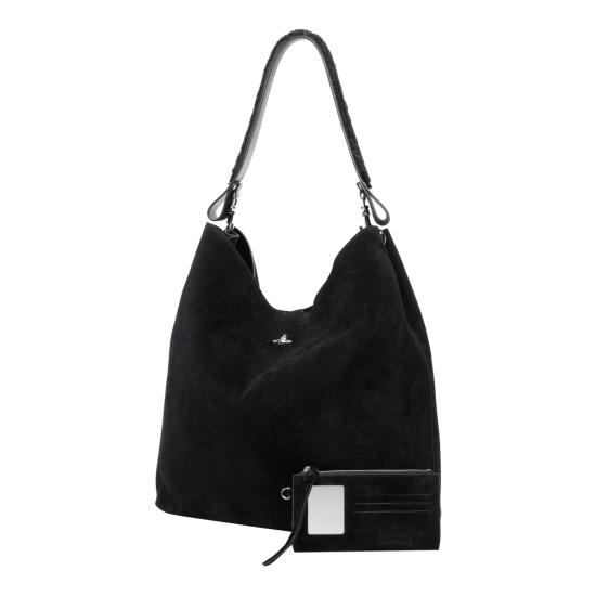 26FW 비비안웨스트우드 아카이브 오르브 레더 토트백 4601000IW L00AWN401 BLACK - VIVIENNE WESTWOOD
