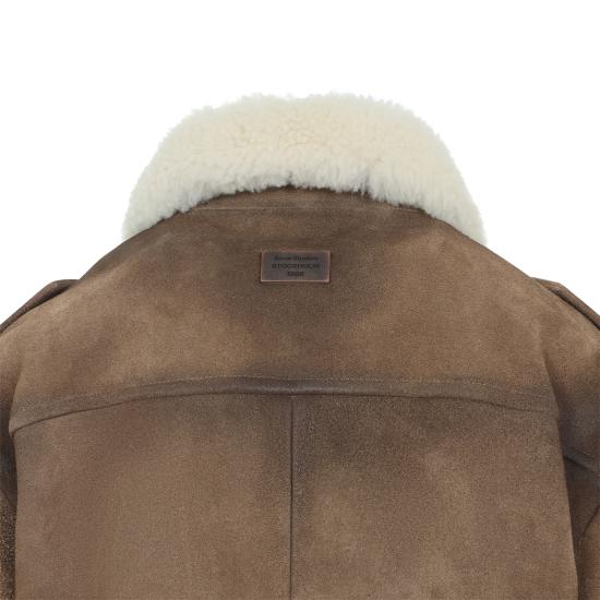 26FW 아크네 스튜디오 가죽 자켓 A70233 640 CAMEL BROWN - ACNE STUDIOS