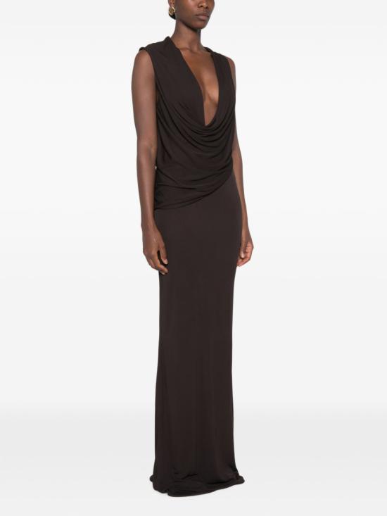 26FW 톰포드 미디 원피스 ABJ904FAX162 EDB BROWN - TOMFORD
