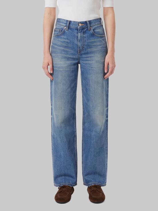 26FW 셀린느 스트레이트 팬츠 유니온 워시 RP055930F BLUE