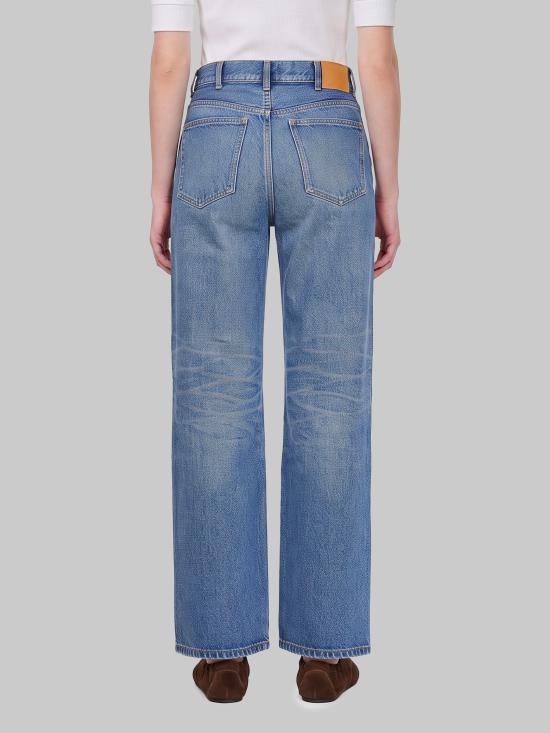 26FW 셀린느 스트레이트 팬츠 유니온 워시 RP055930F BLUE - CELINE
