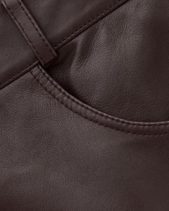 26FW 바쉬 미디 스커트 1H26LSOL 0500 AUBERGINE - BA&SH