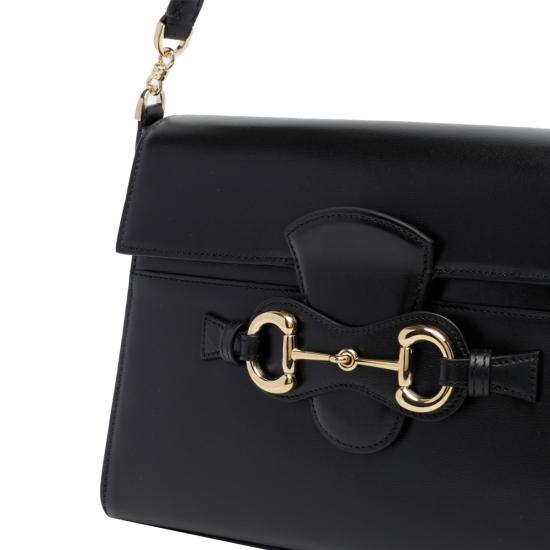 26FW 구찌 홀스빛 리스트레토 미디엄 숄더백 A006N6 AAG8B1000 BLACK - GUCCI