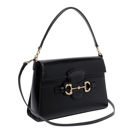 26FW 구찌 홀스빛 리스트레토 미디엄 숄더백 A006N6 AAG8B1000 BLACK - GUCCI