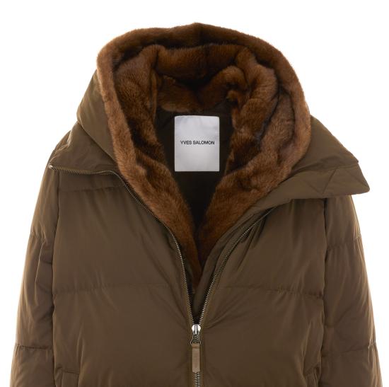26FW 이브살로몬 패딩 27WFM01592 VIGAA0422 GREEN - YVES SALOMON